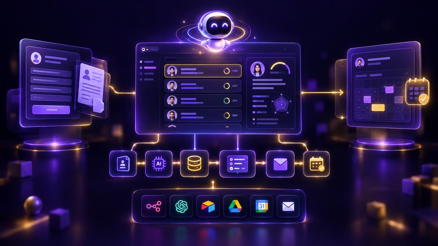 AI HR Recruitment System — Automated CV Screening & Interview Scheduling