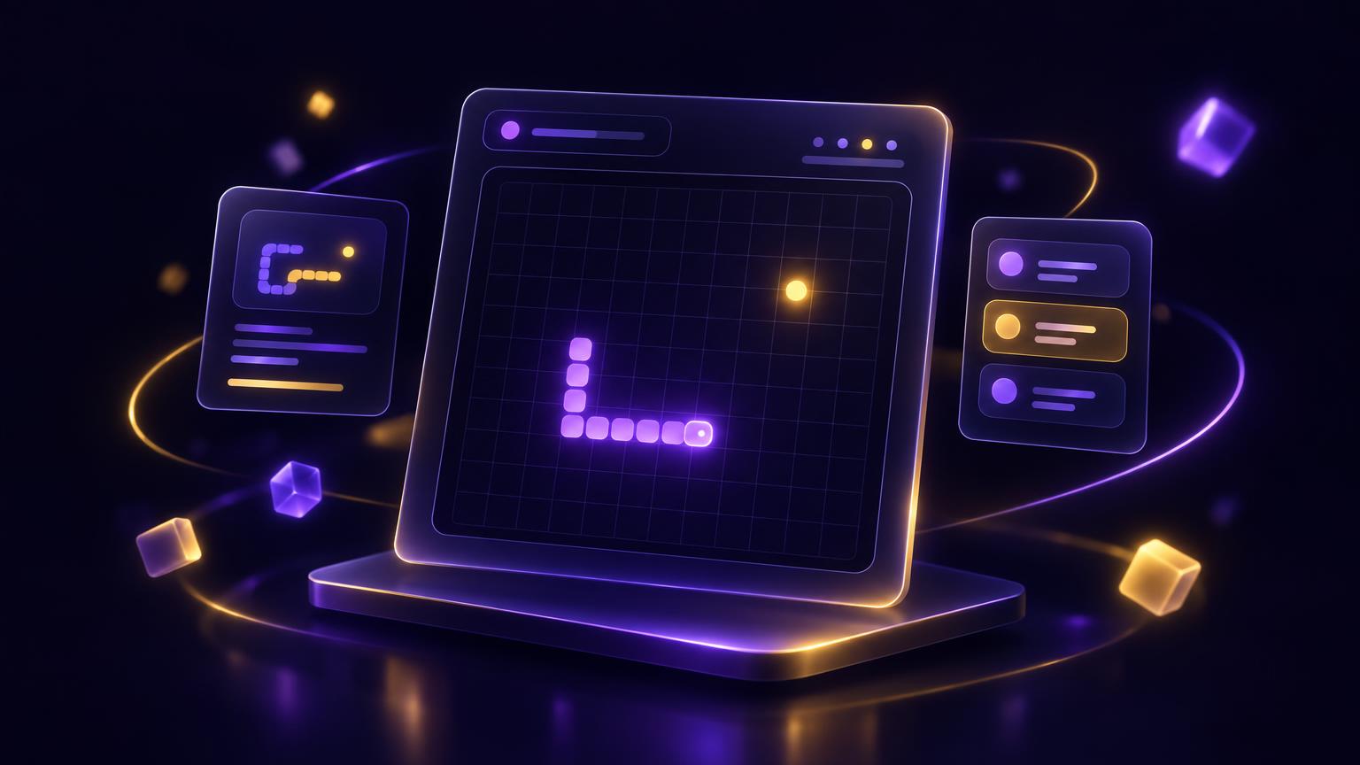 Snakely — Glowing Classic Snake Game
