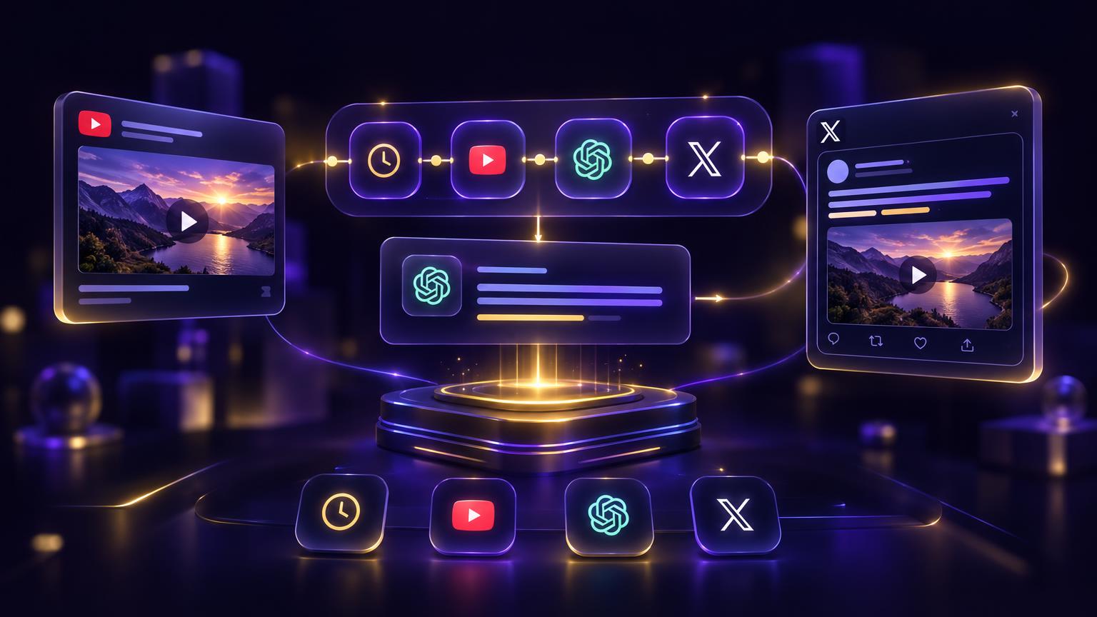 YouTube to X Auto-Poster — AI Cross-Promotion Workflow